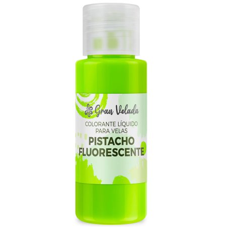 Colorante velas pistacho fluorescente