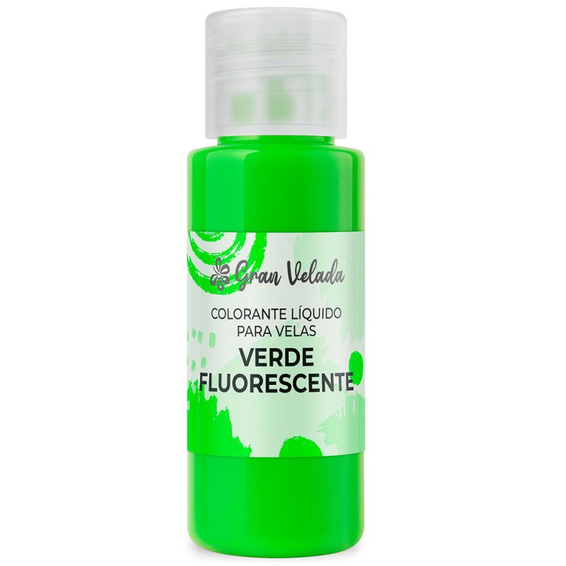 Colorante velas verde fluorescente