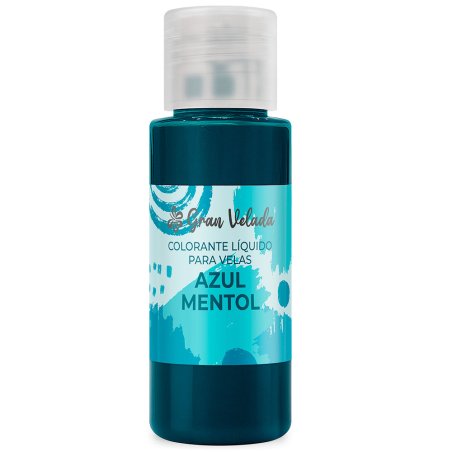 Colorante velas liquido azul mentol