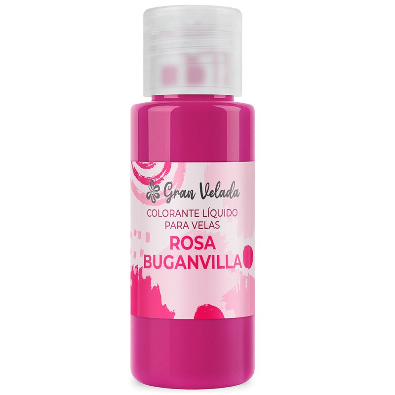 Colorante velas liquido rosa buganvilla
