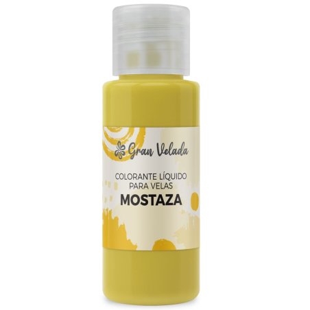Colorante velas liquido mostaza