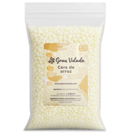 Cera de arroz grado cosmético