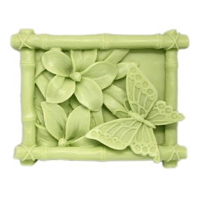 Molde sabonete bambu e borboleta