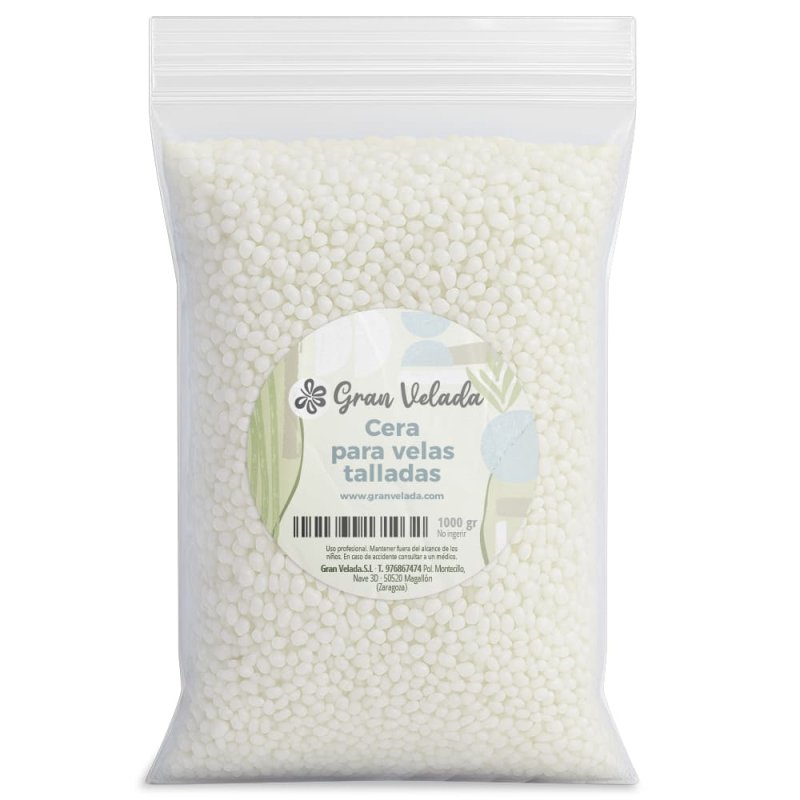 Cera para velas talladas
