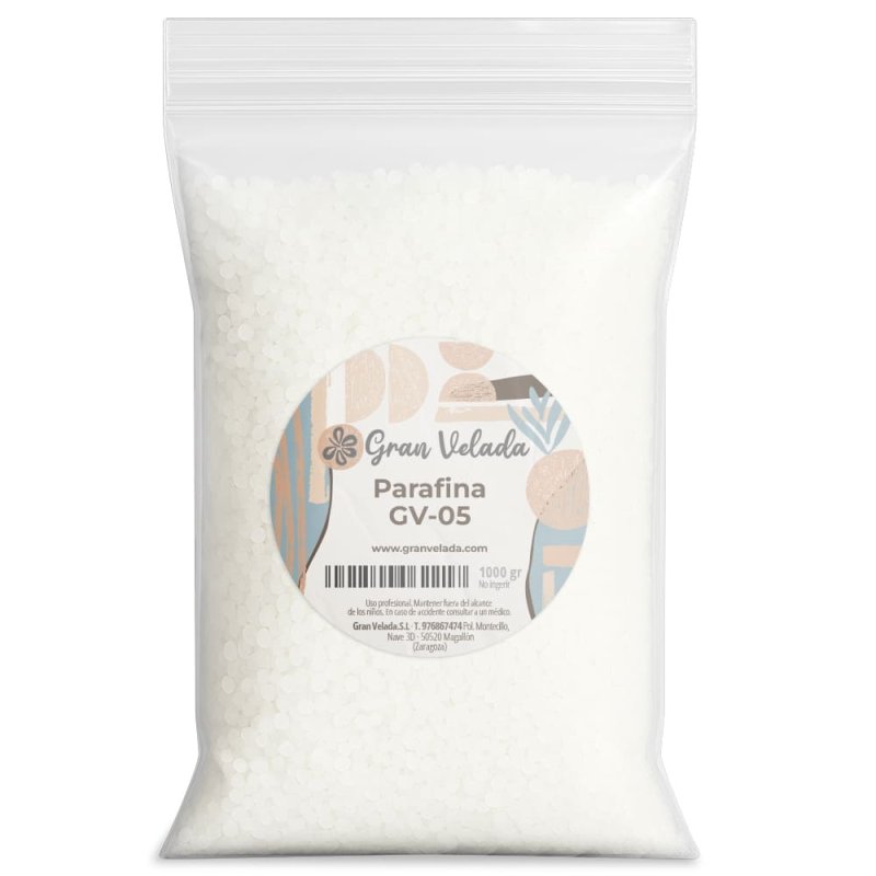Parafina para velas huecas