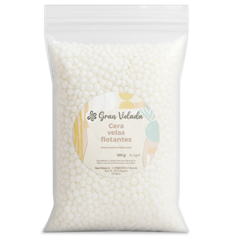 Cera velas flotantes