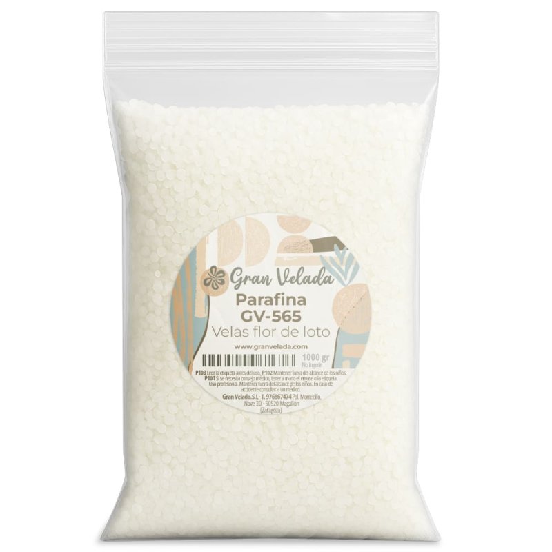 Parafina velas flor de loto