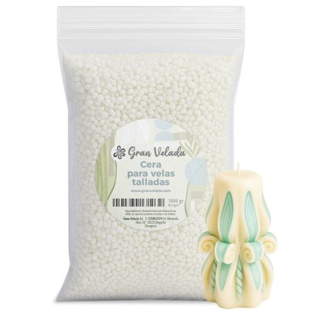 Cera para velas talladas por mayor