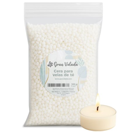 Cera para velas de te