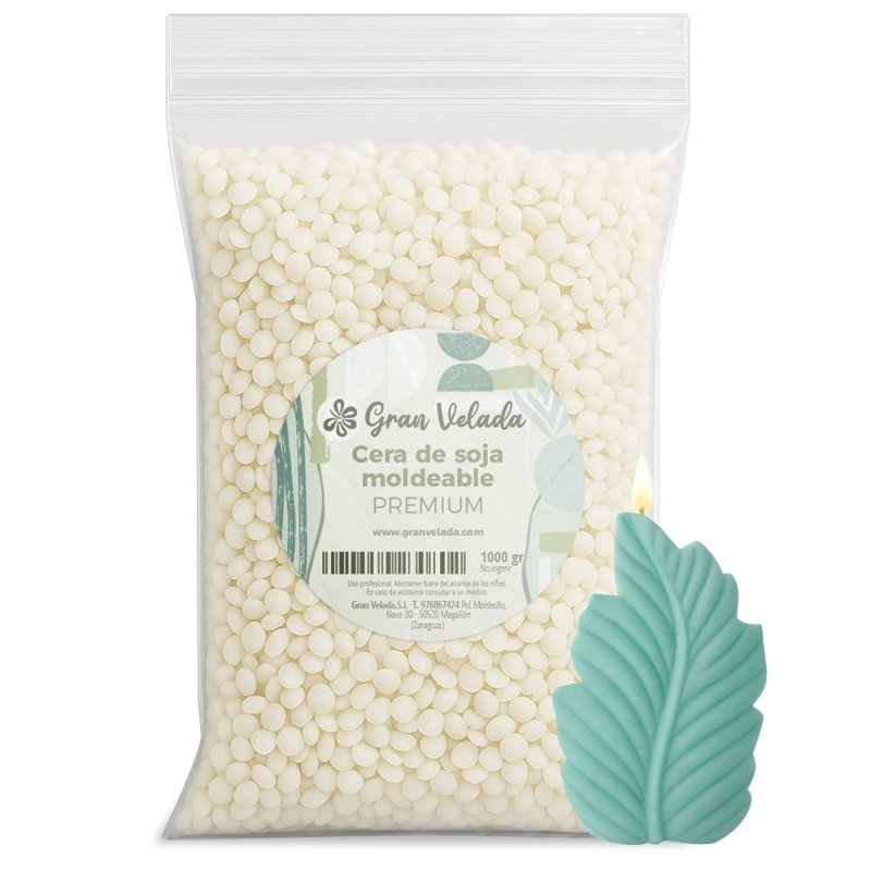 Cera de soja moldeable