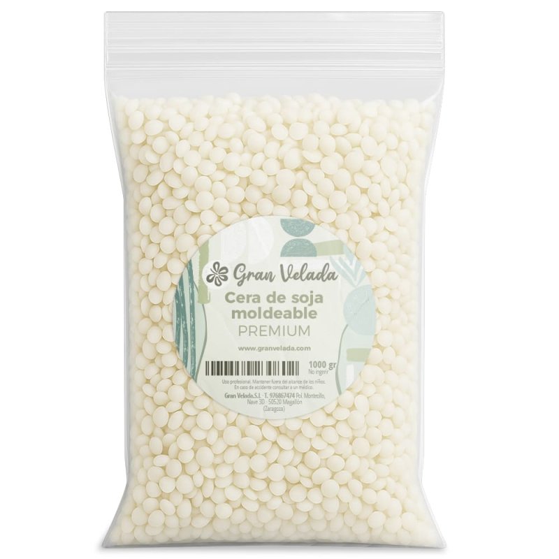 Cera de soja al por mayor para velas molde