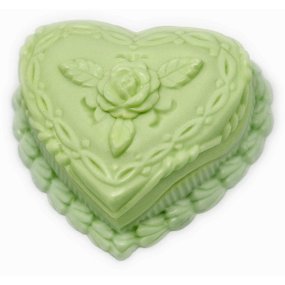 Molde sabonete bolo de coraçao