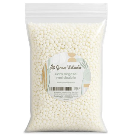 Cera vegetal moldeable para velas