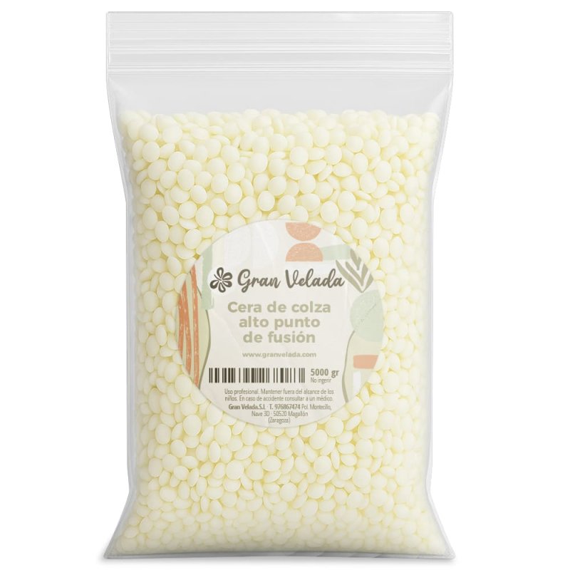Cera de colza velas alta fusion