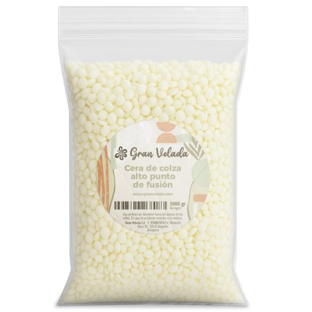 Cera de colza velas alta fusion