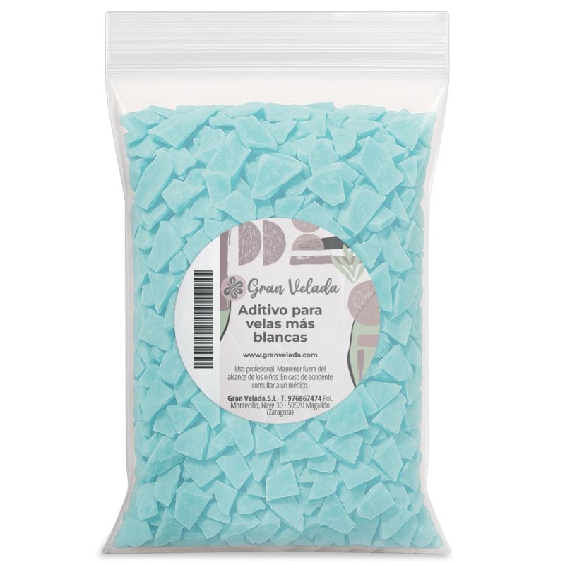 Aditivo blanqueador velas