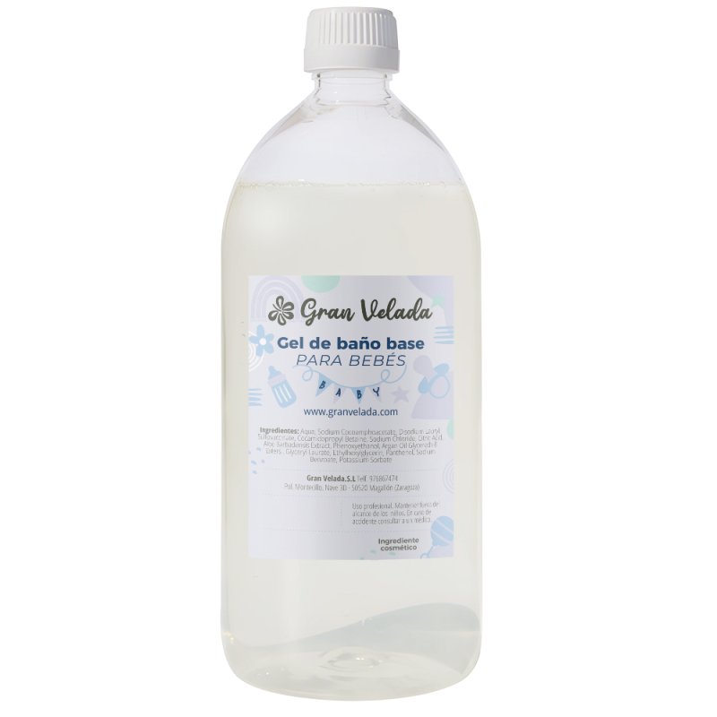 Gel de baño base para bebes por mayor