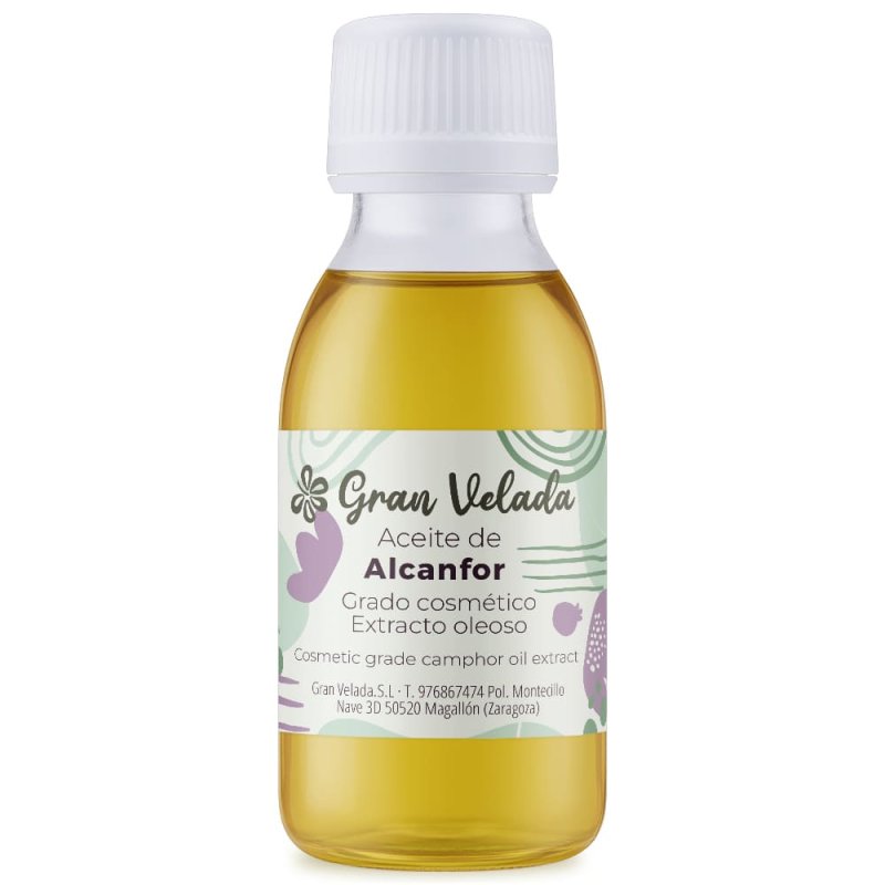 Aceite de alcanfor grado cosmético
