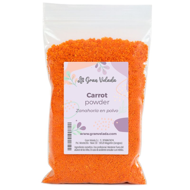 Zanahoria en polvo en envase de 100 g