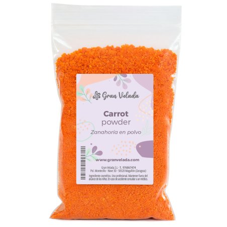 Zanahoria en polvo en envase de 100 g