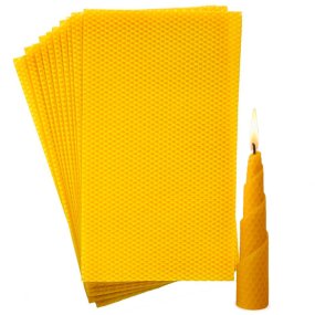 Feuilles de cire d’abeille vierge