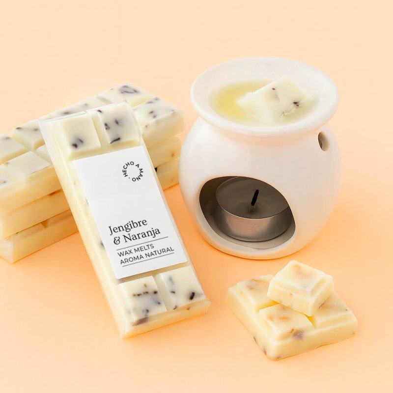 Tableta wax melts aromáticos hecha con el kit