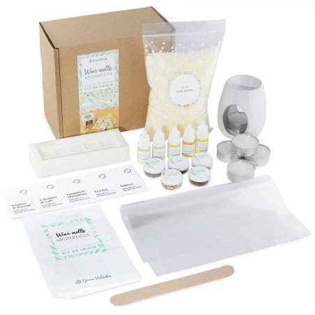Kit como hacer wax melts aromáticos de olores naturales