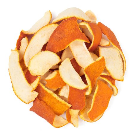 Muestra naranja amarga corteza