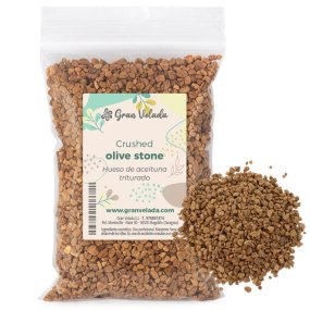 Noyau d’olive concassé