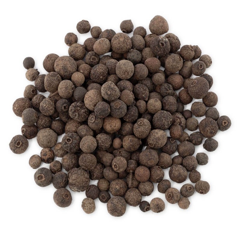 Muestra pimienta Jamaica semillas