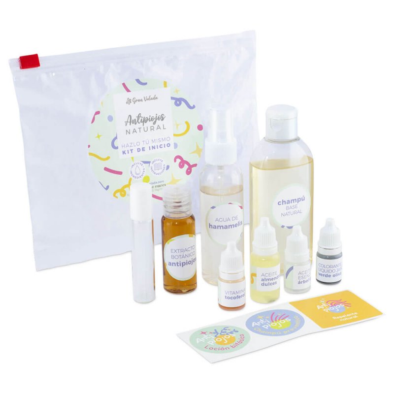 Contenido set como hacer antipiojos natural