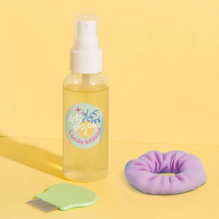 Set como hacer antipiojos natural, loción bifásica