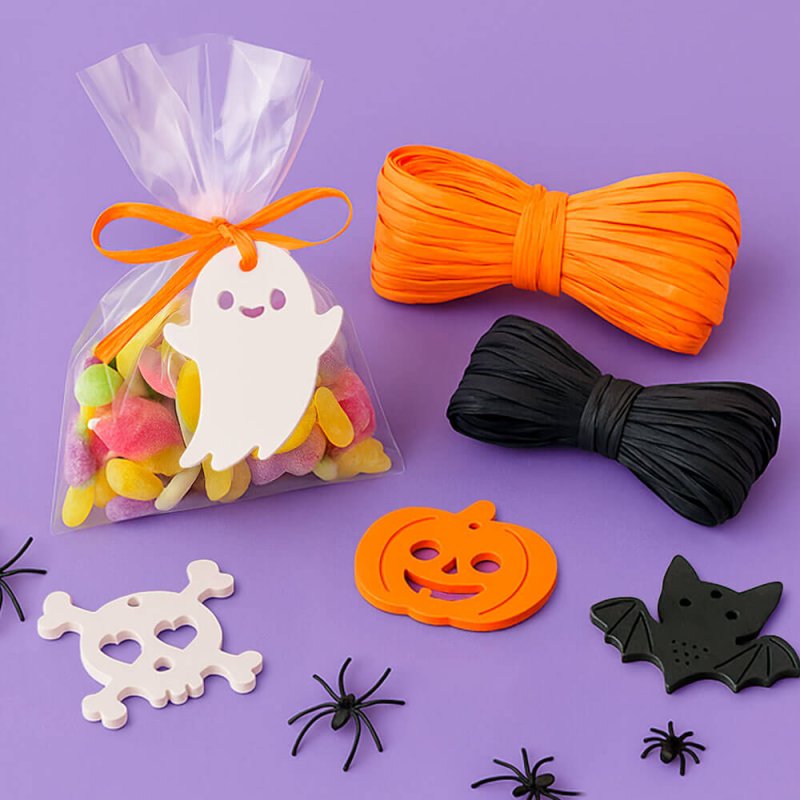 Kit como hacer bolsas de chuches para halloween