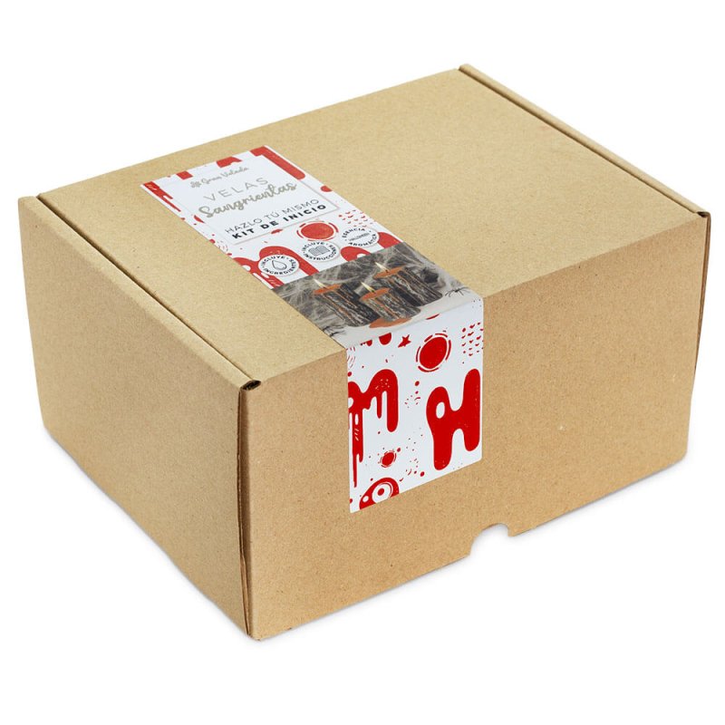 Caja kit como hacer velas sangrientas