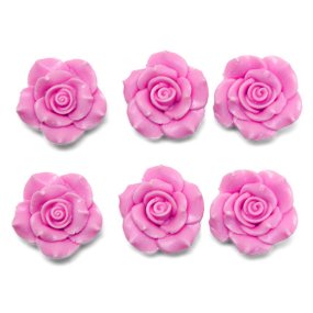 Molde para fazer sabonetes, 6 Rosinhas Deluxe Molde para fazer sabonetes, 6 Rosinhas Deluxe