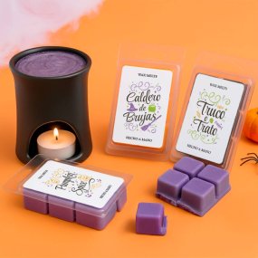 Kit pour fabriquer des wax melts d’Halloween. Matériel et instructions