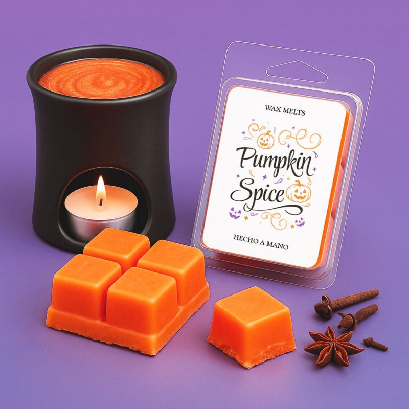 Wax melts de halloween aroma a calabaza