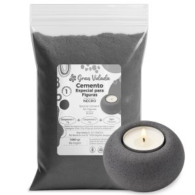 Cimento para figuras preto