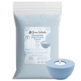 Cimento azul para figuras