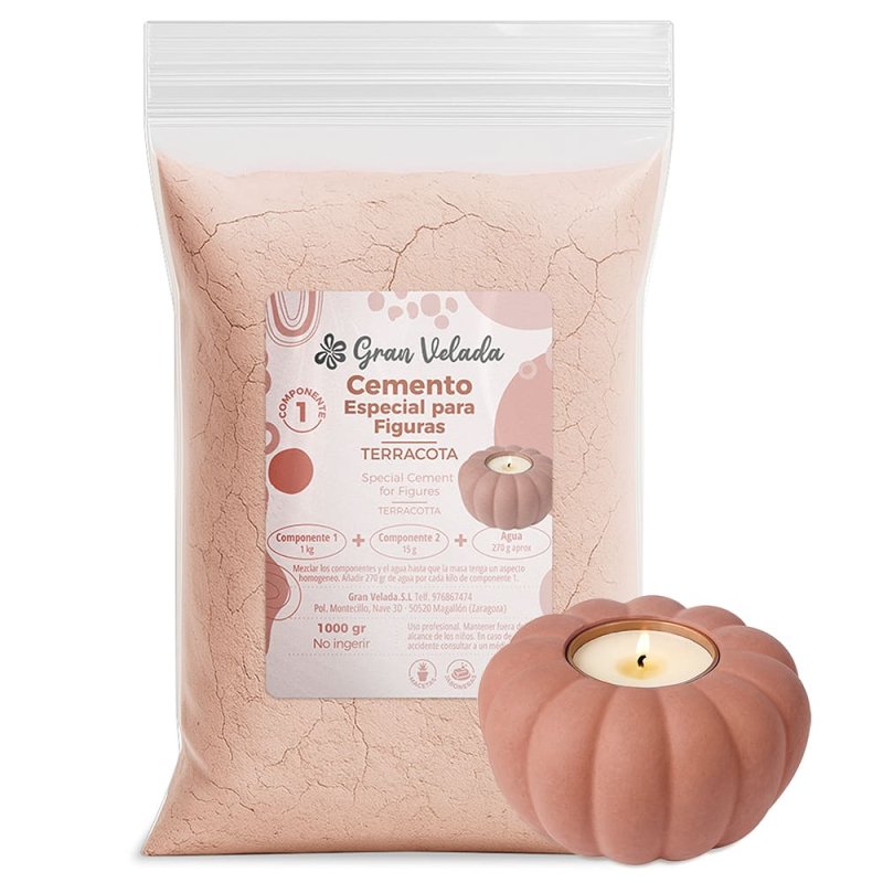 Cemento para figuras terracota