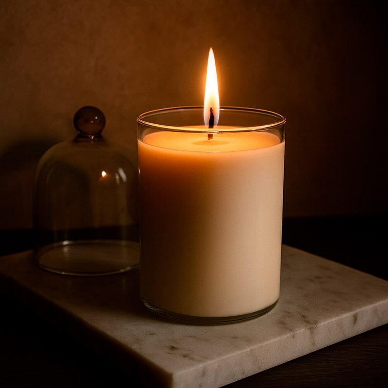 Vaso para velas de cristal grandes