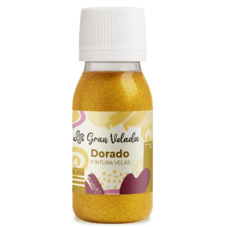 60 ml pintura para velas dorada