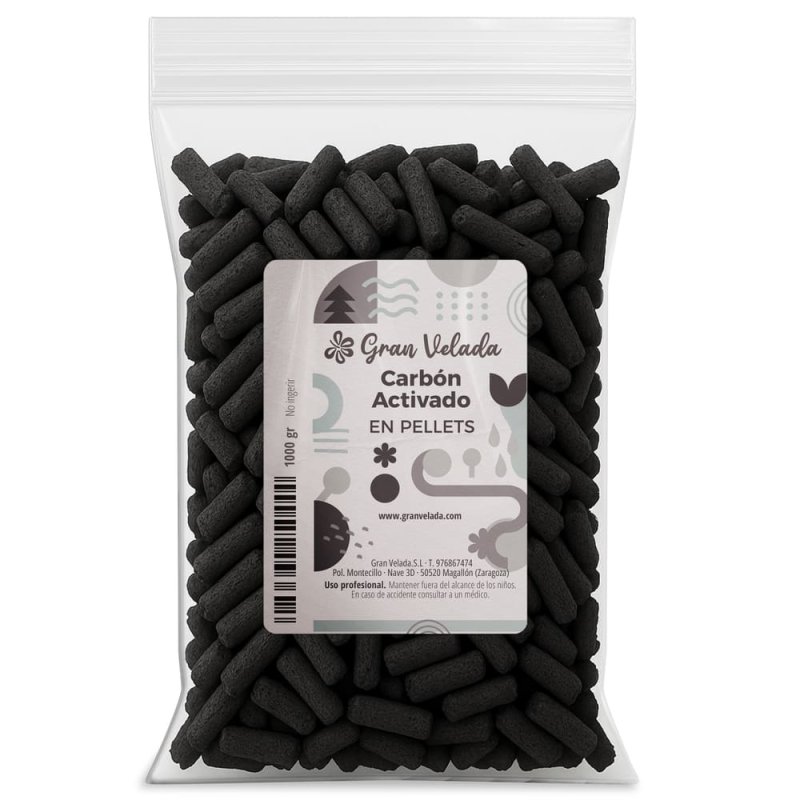 Carbon activado en pellets