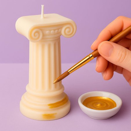 Pintura para hacer velas pintadas