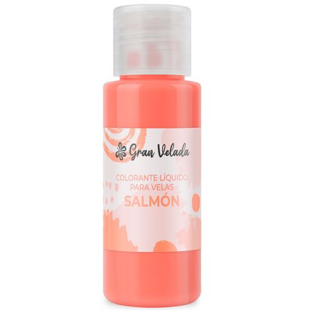 Colorante liquido velas salmon