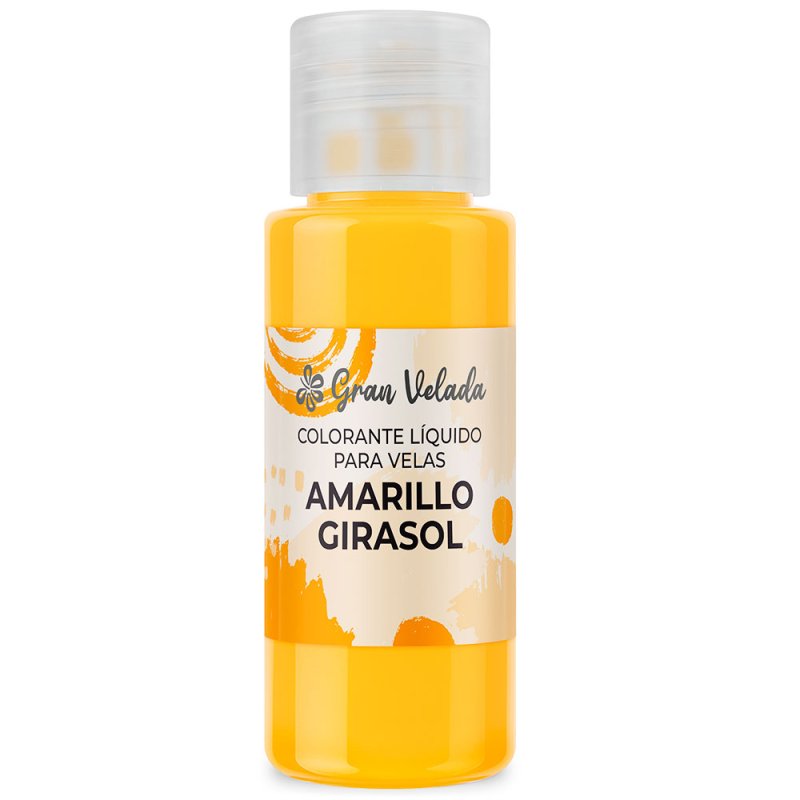 Colorante liquido velas amarillo girasol