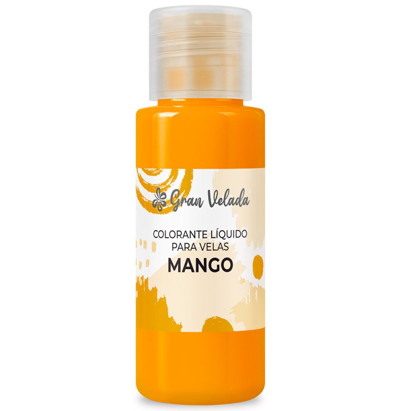 Colorante liquido velas mango
