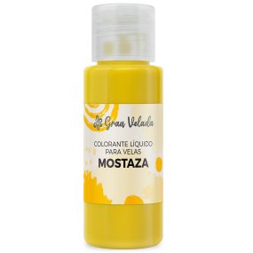 Bougies à colorant liquide moutarde