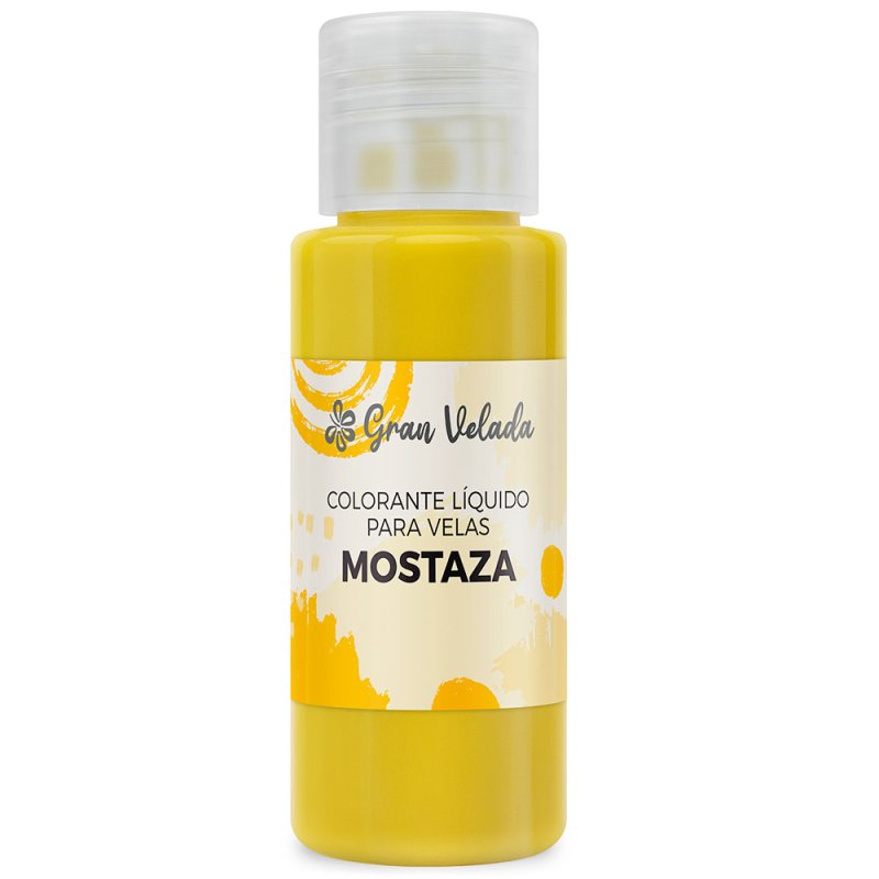 Colorante velas liquido mostaza