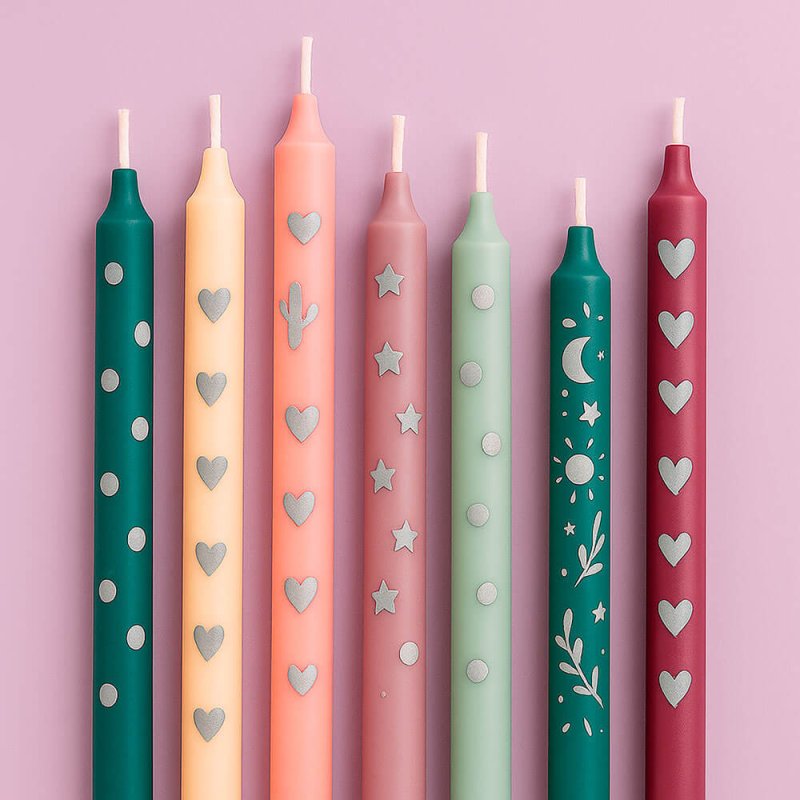 Pintura gris para dibujar en velas